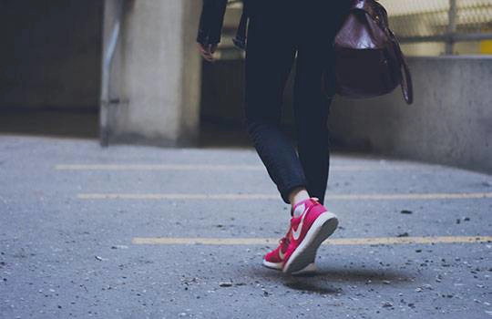 Cycling and walking